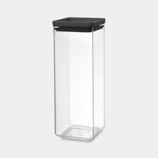 מיכל אחסון פלסטיק 2.5 ליטר, מכסה Brabantia - ללא BPA