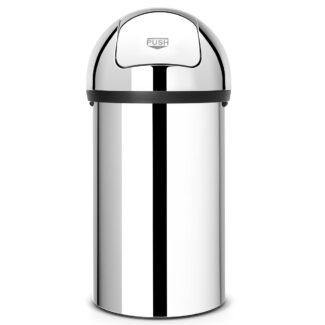 פח אשפה פוש בין 60 ליטר Brabantia - נירוסטה עם דלת פוש