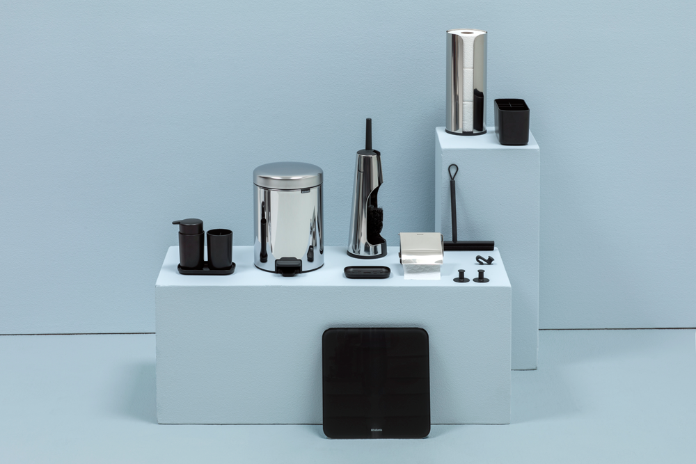 מברשת אסלה קונית Brabantia brilliant-steel