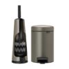 סט לשירותים Brabantia: פח פדל 3 ליטר NewIcon + מברשת אסלה קונית ברבנטיה