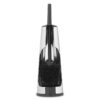 סט לשירותים מבריק Brabantia: פח פדל 3 ליטר NewIcon + מברשת אסלה קונית, מתקן קיר ודיספנסר לנייר טואלט Renew ברבנטיה – תמונה 7