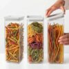 סט 3 מיכלי אחסון פלסטיק 2.5 ליטר, מכסה Brabantia - ללא BPA – תמונה 2