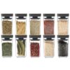 ⁦סט 10 מיכלי אחסון פלסטיק 150 מ״ל, מכסה Brabantia - ללא BPA⁩ – תמונה ⁦2⁩