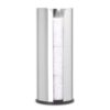 סט לשירותים מבריק Brabantia: פח פדל 3 ליטר NewIcon + מברשת אסלה קונית, מתקן קיר ודיספנסר לנייר טואלט Renew ברבנטיה – תמונה 4