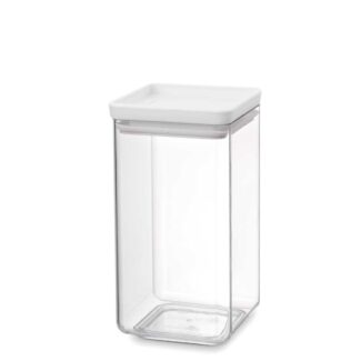 סט 4 מיכלי אחסון פלסטיק 0.7 + 1.6 + 2.5 ליטר, מכסה Brabantia - ללא BPA