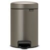 ⁦סט לשירותים Brabantia: פח פדל 3 ליטר NewIcon + מברשת אסלה עם אפשרות תלייה ברבנטיה⁩ – תמונה ⁦3⁩